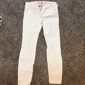 White jeans